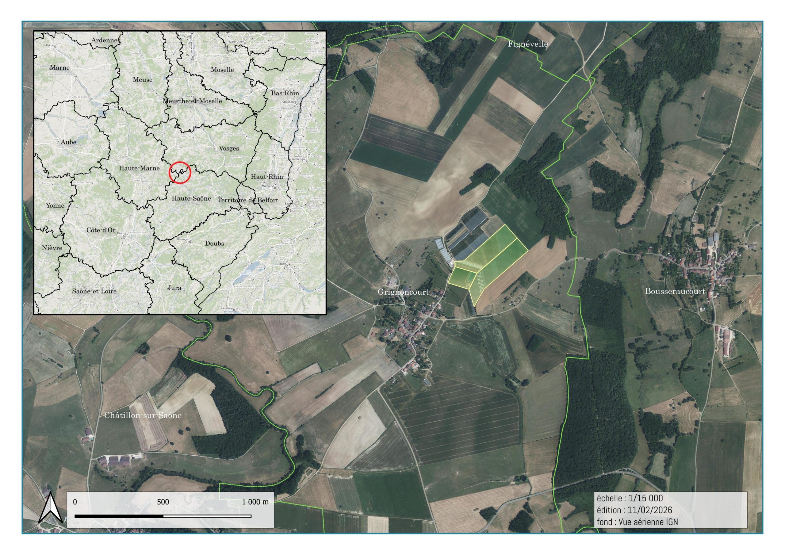 Plan d'implantation Grandieu