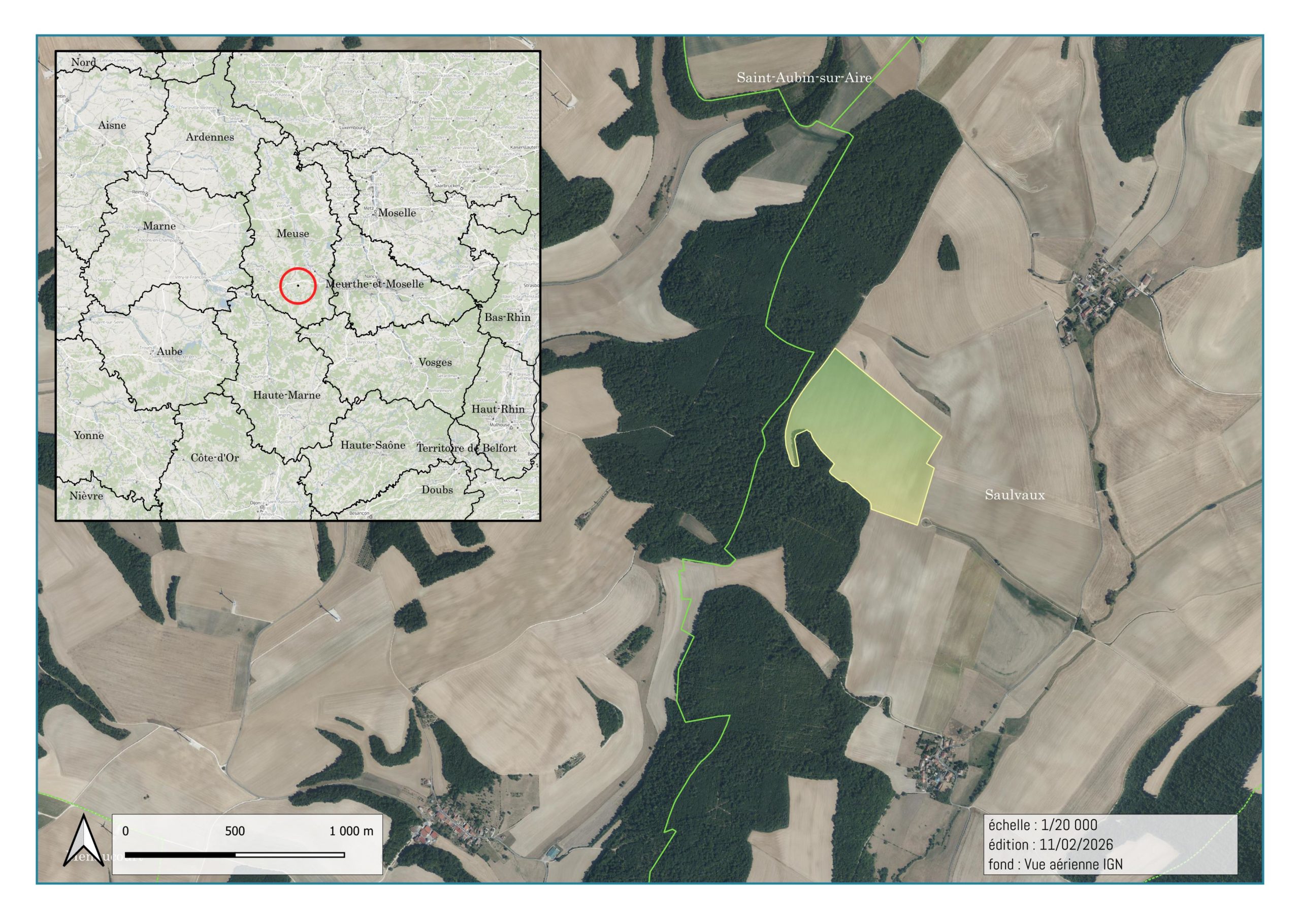 Plan d'implantation Saulvaux