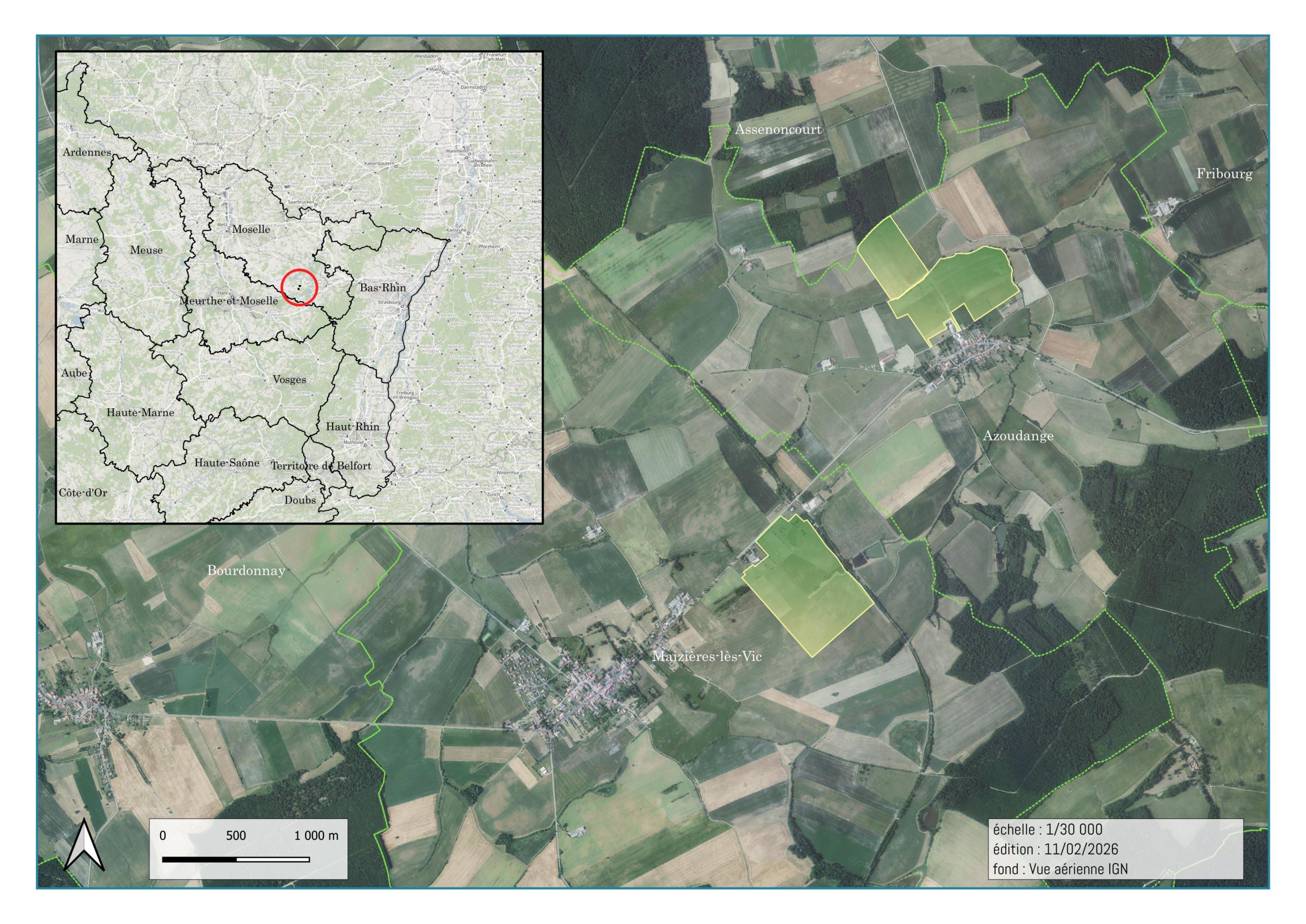 Plan d'implantation Maiz'Ange