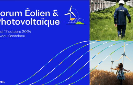 Présentation de l'événement par Enedis au Forum Éolien et Photovoltaïque 2024