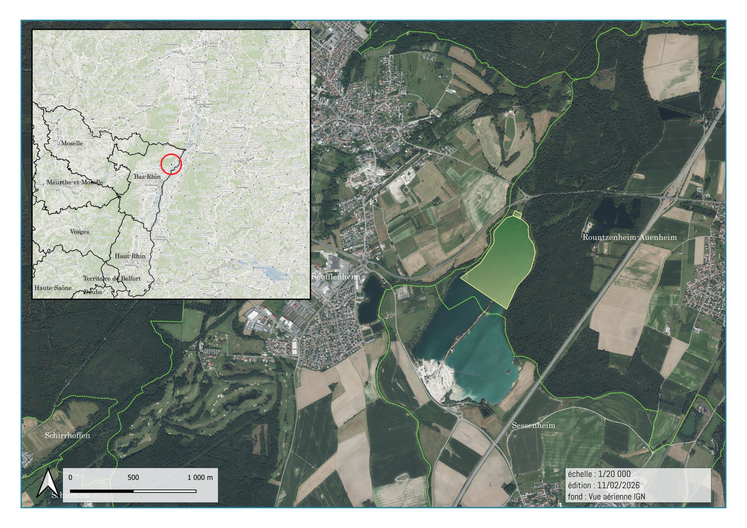 Plan d'implantation Pays Rhénan