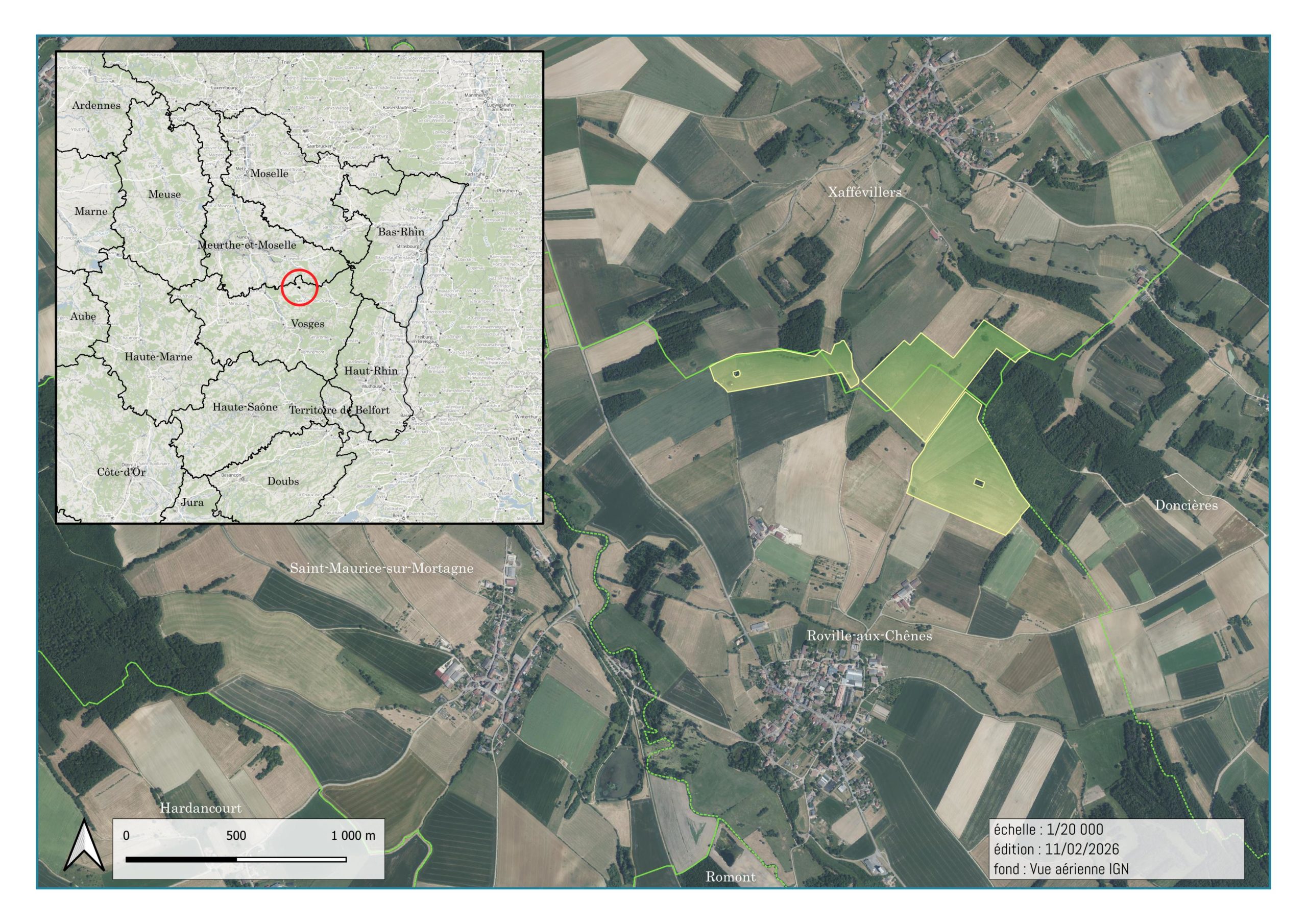 Plan d'implantation Champ Pâtre Plan d'implantation Champ Pâtre